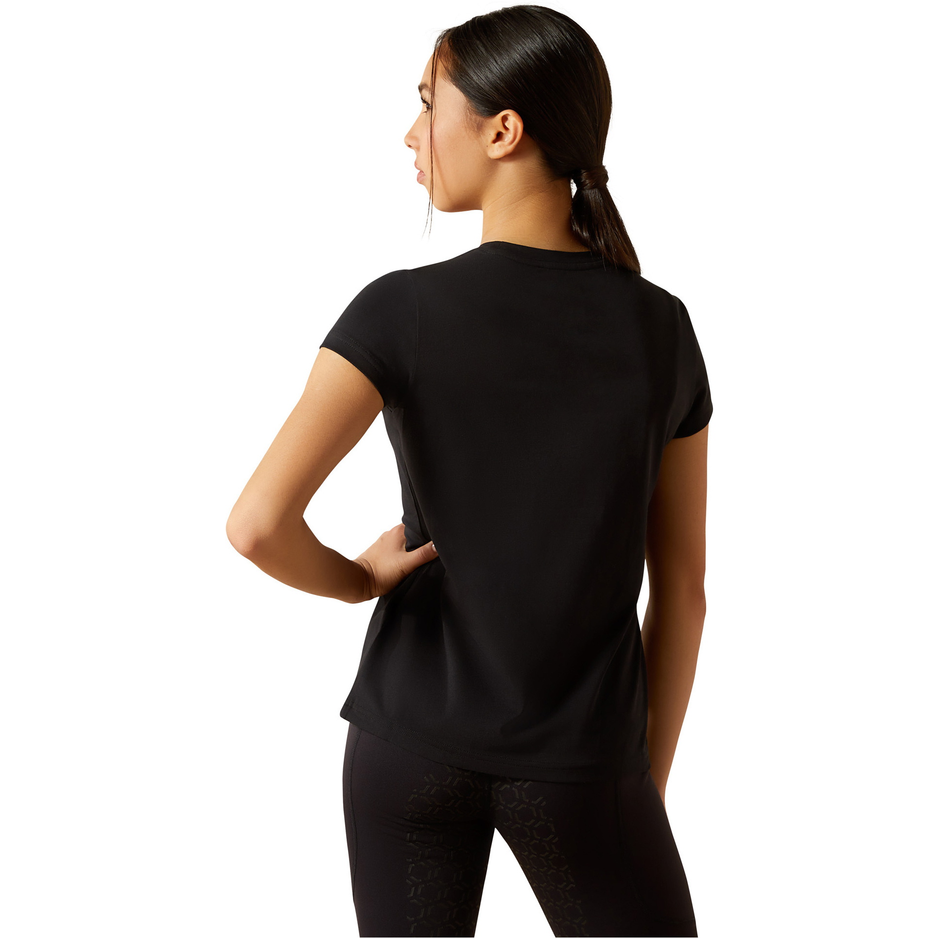 2025 Ariat Junior Ritzy Logo T-Shirt 10062568 - Black